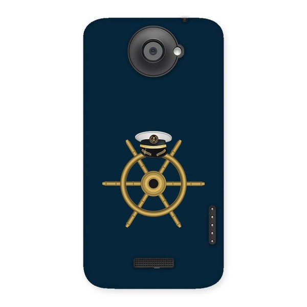 Ship Wheel And Cap Back Case for One X