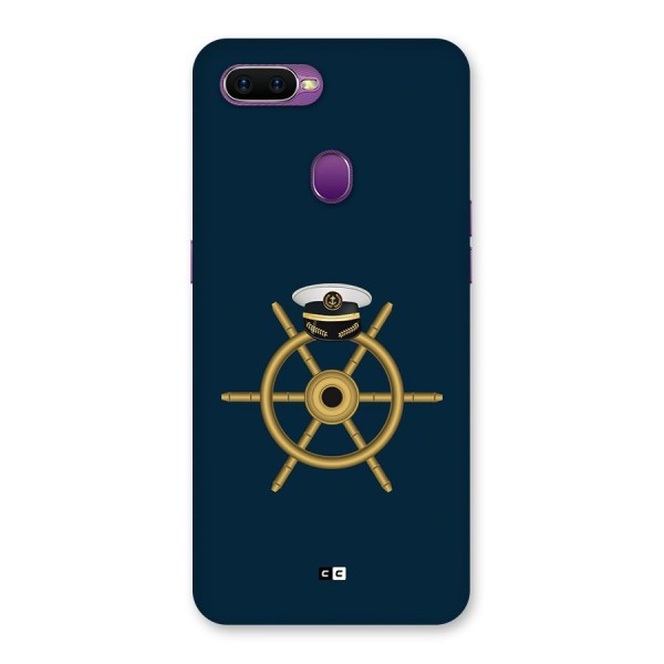Ship Wheel And Cap Back Case for Oppo F9