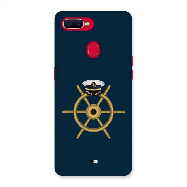 Ship Wheel And Cap Back Case for Oppo F9 Pro