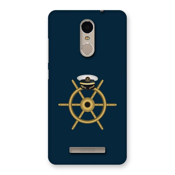 Ship Wheel And Cap Back Case for Redmi Note 3