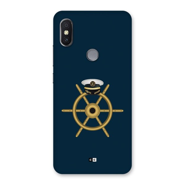 Ship Wheel And Cap Back Case for Redmi Y2