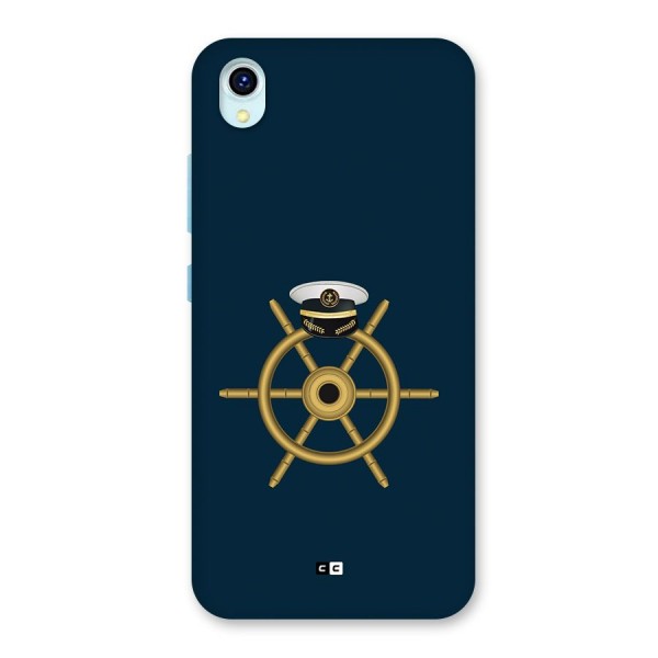 Ship Wheel And Cap Back Case for Vivo Y1s