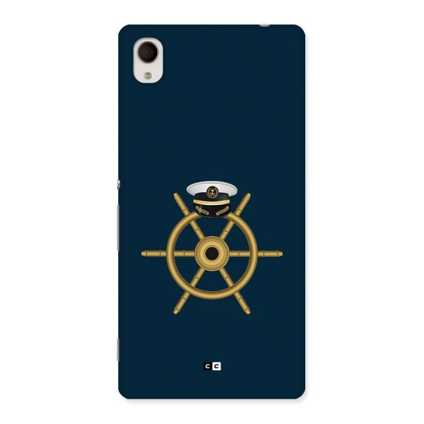 Ship Wheel And Cap Back Case for Xperia M4