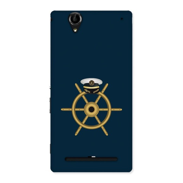 Ship Wheel And Cap Back Case for Xperia T2