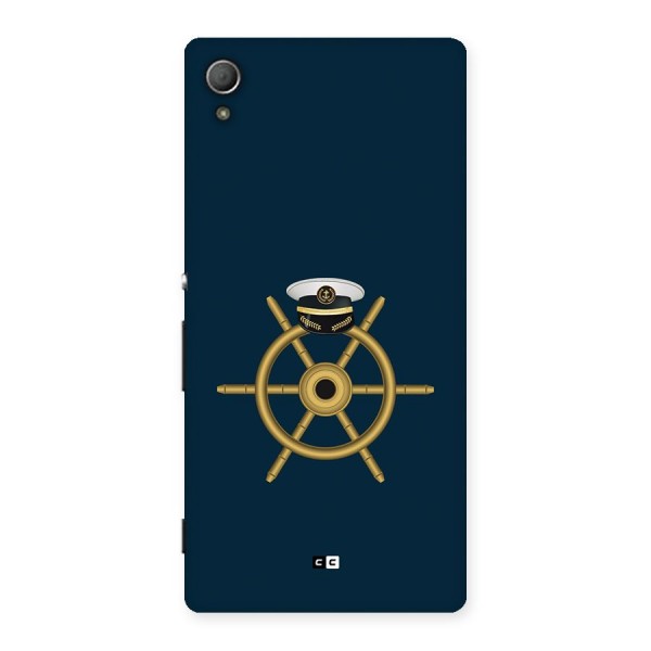 Ship Wheel And Cap Back Case for Xperia Z4