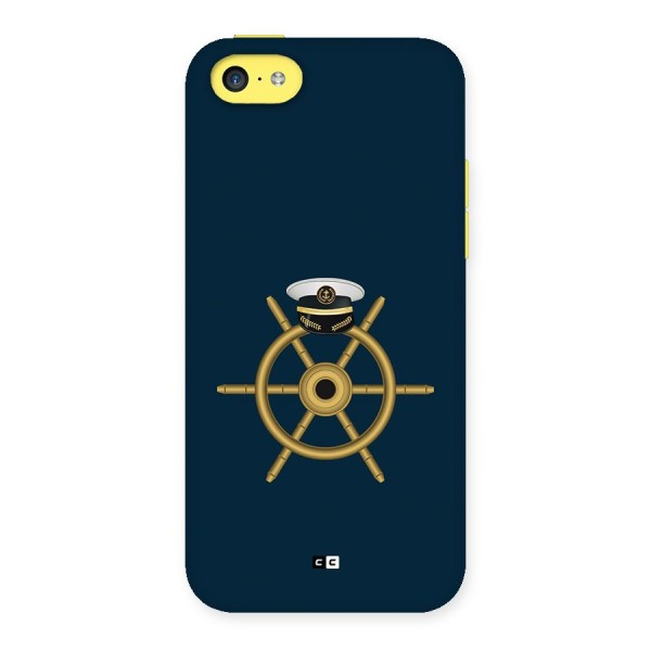 Ship Wheel And Cap Back Case for iPhone 5C