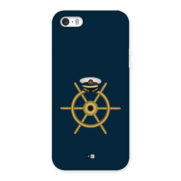 Ship Wheel And Cap Back Case for iPhone 5 5s