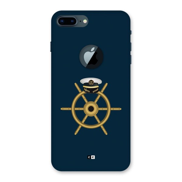 Ship Wheel And Cap Back Case for iPhone 7 Plus Logo Cut