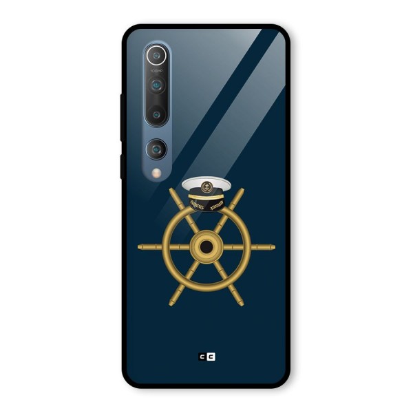 Ship Wheel And Cap Glass Back Case for Mi 10