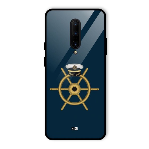 Ship Wheel And Cap Glass Back Case for OnePlus 7 Pro