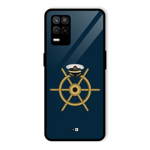 Ship Wheel And Cap Glass Back Case for Realme 9 5G
