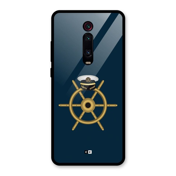 Ship Wheel And Cap Glass Back Case for Redmi K20 Pro