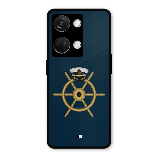 Ship Wheel And Cap Metal Back Case for OnePlus Nord 3