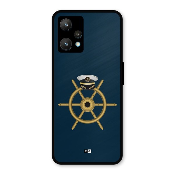 Ship Wheel And Cap Metal Back Case for Realme 9