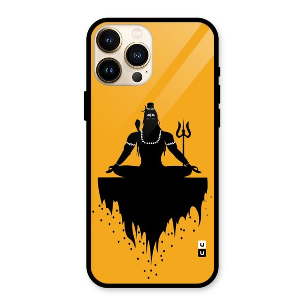 Shiva Meditation Glass Back Case for iPhone 13 Pro Max