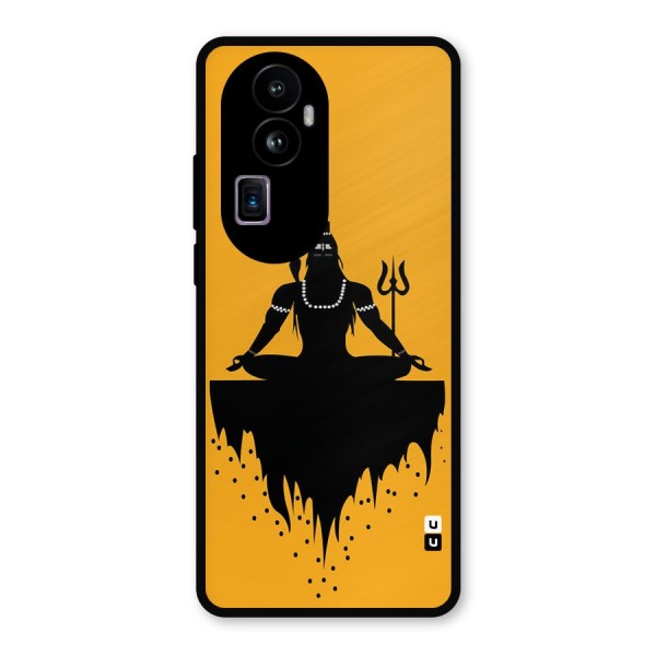 Shiva Meditation Metal Back Case for Oppo Reno10 Pro Plus