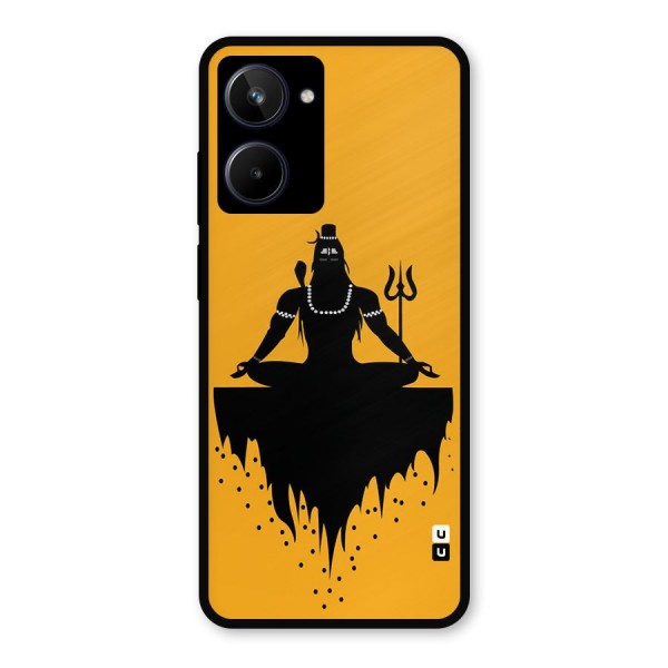 Shiva Meditation Metal Back Case for Realme 10