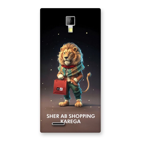 Shopping Sher Back Case for Canvas Xpress A99