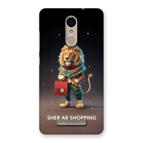Shopping Sher Back Case for Redmi Note 3