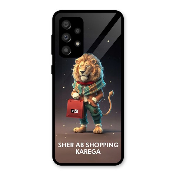 Shopping Sher Glass Back Case for Galaxy A32