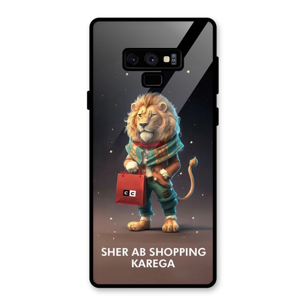 Shopping Sher Glass Back Case for Galaxy Note 9