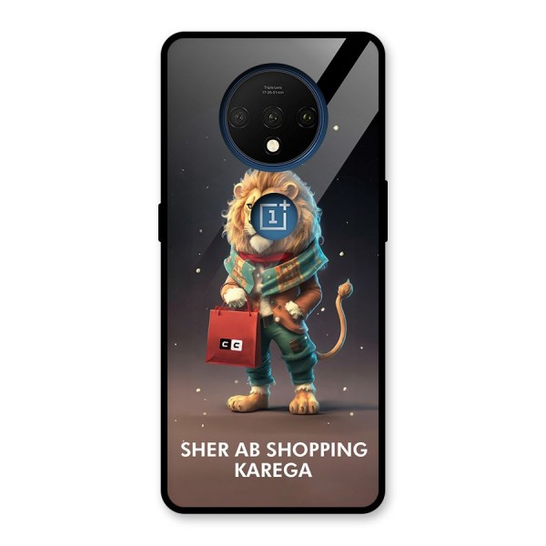 Shopping Sher Glass Back Case for OnePlus 7T