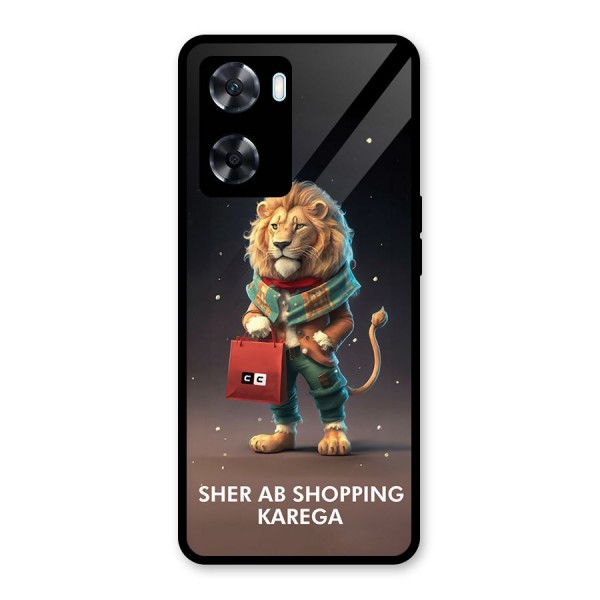 Shopping Sher Glass Back Case for Oppo A77