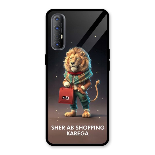 Shopping Sher Glass Back Case for Oppo Reno3 Pro