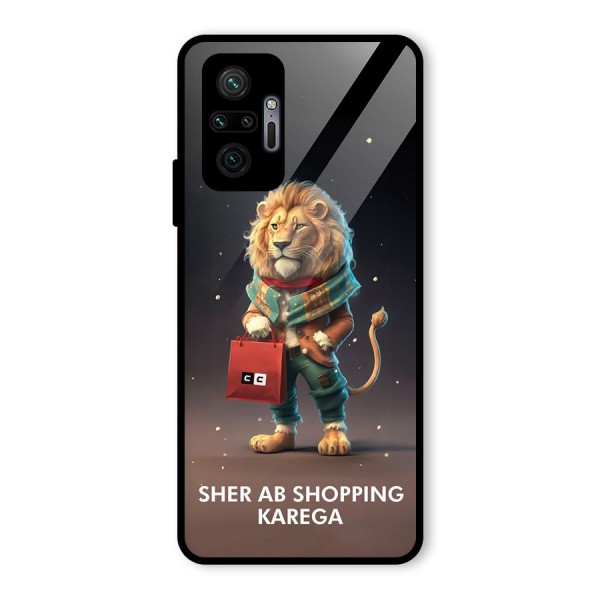 Shopping Sher Glass Back Case for Redmi Note 10 Pro Max