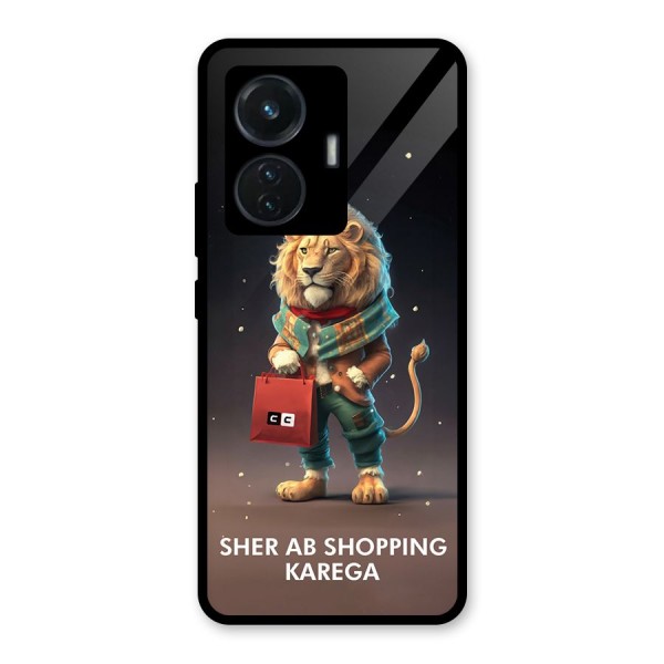 Shopping Sher Glass Back Case for iQOO Z6 44W