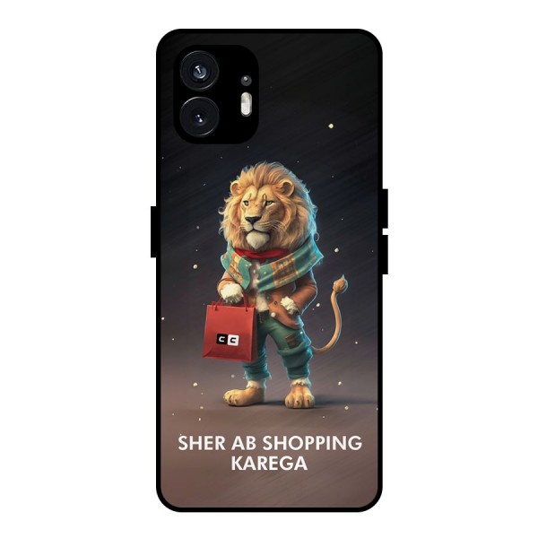 Shopping Sher Metal Back Case for Nothing Phone 2