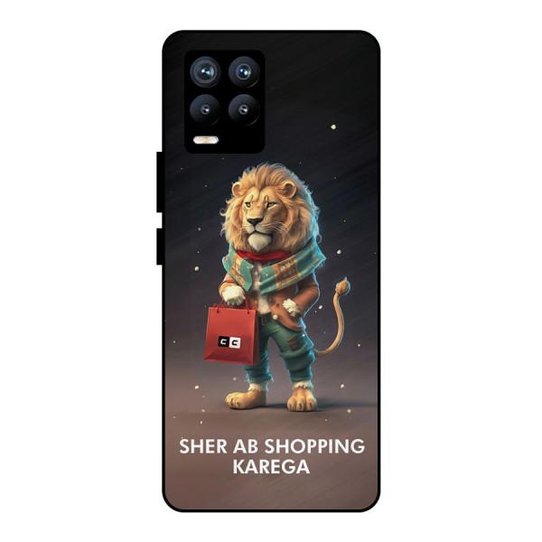 Shopping Sher Metal Back Case for Realme 8 Pro