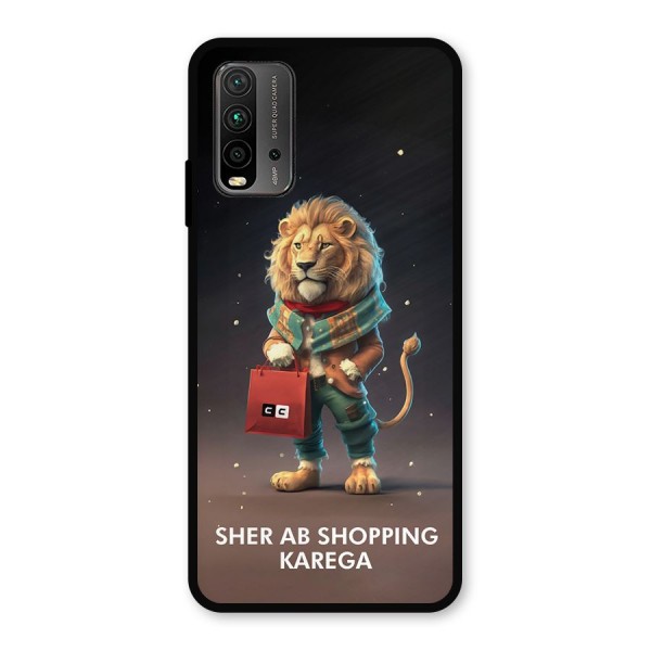 Shopping Sher Metal Back Case for Redmi 9 Power
