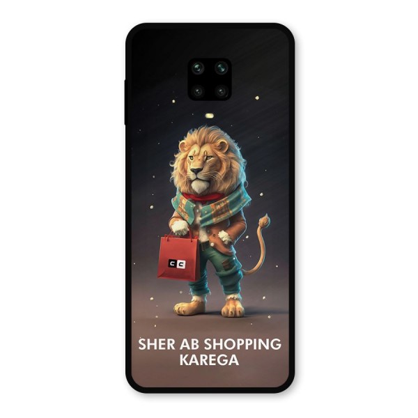 Shopping Sher Metal Back Case for Redmi Note 9 Pro Max