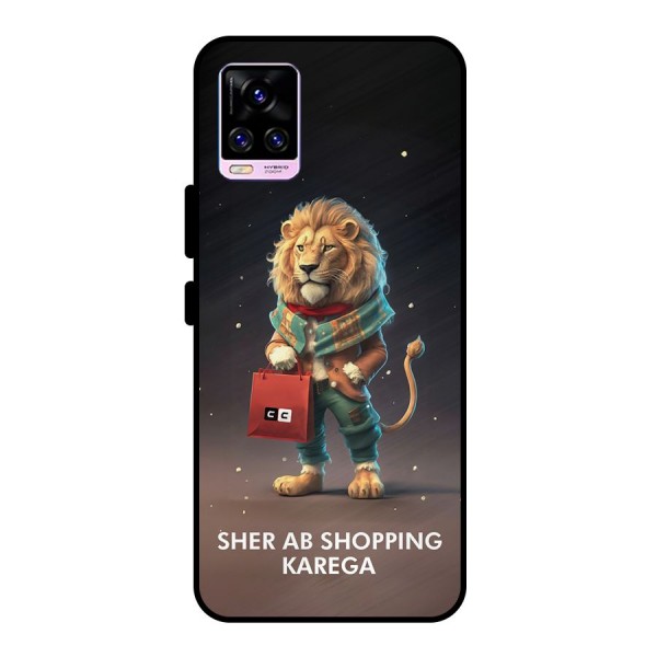 Shopping Sher Metal Back Case for Vivo V20 Pro