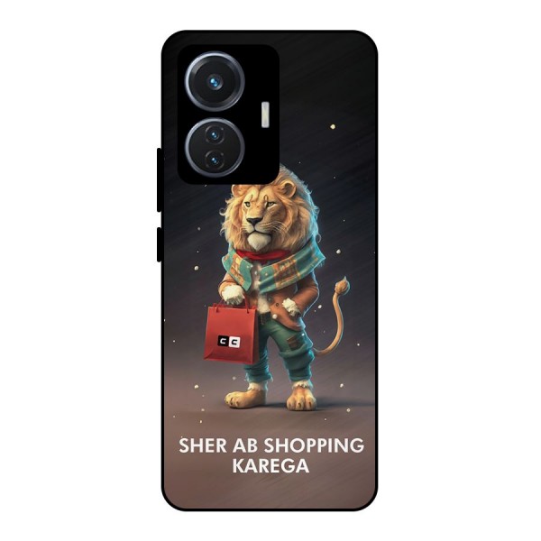 Shopping Sher Metal Back Case for iQOO Z6 44W