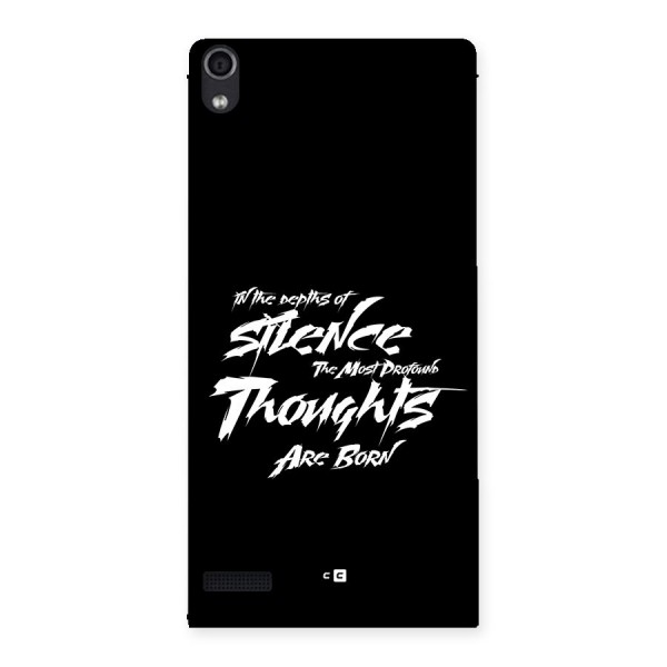 Silent Thoughts Back Case for Ascend P6