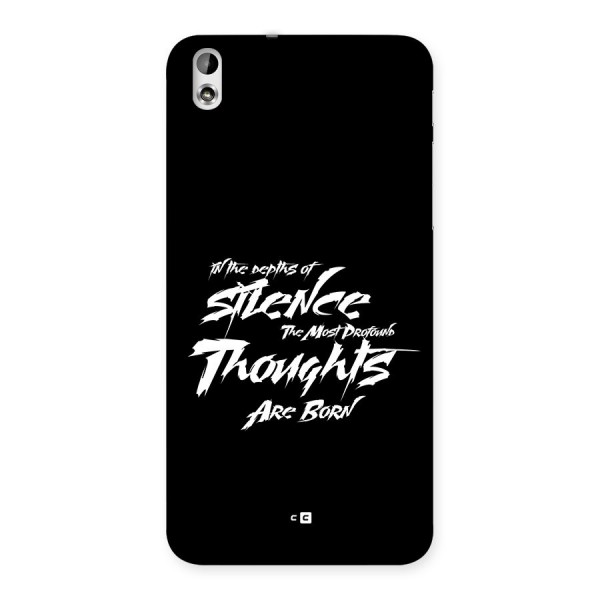 Silent Thoughts Back Case for Desire 816