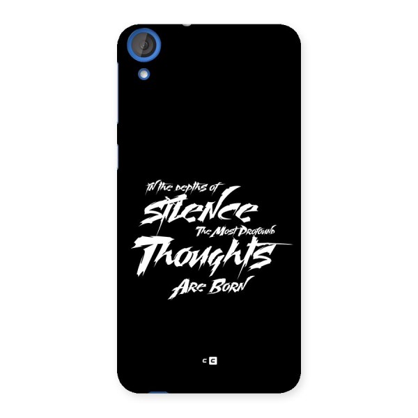 Silent Thoughts Back Case for Desire 820