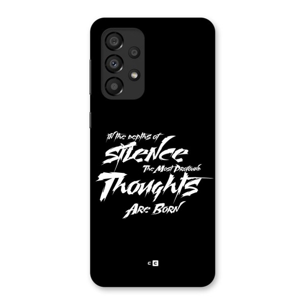 Silent Thoughts Back Case for Galaxy A33 5G