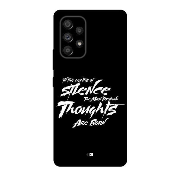 Silent Thoughts Back Case for Galaxy A53 5G