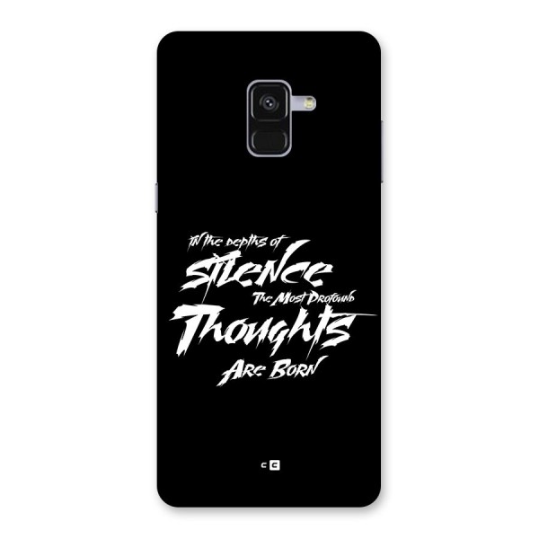 Silent Thoughts Back Case for Galaxy A8 Plus