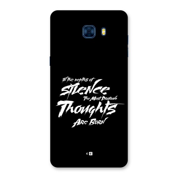 Silent Thoughts Back Case for Galaxy C7 Pro