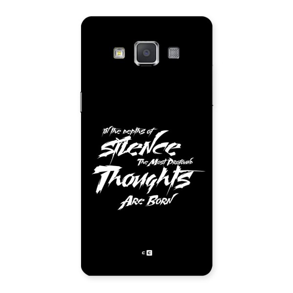 Silent Thoughts Back Case for Galaxy Grand Max