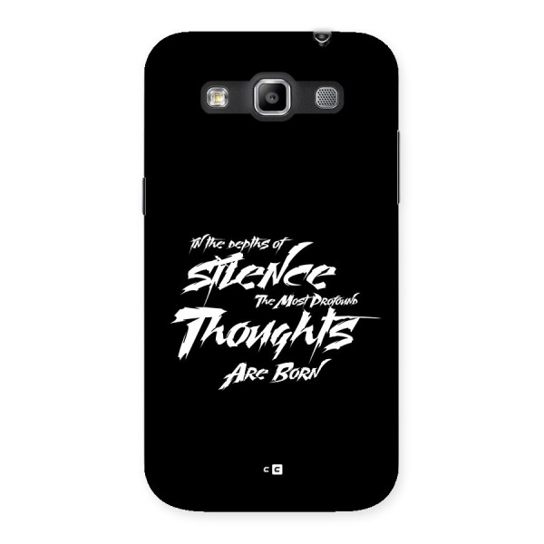 Silent Thoughts Back Case for Galaxy Grand Quattro