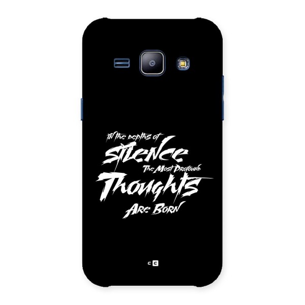 Silent Thoughts Back Case for Galaxy J1