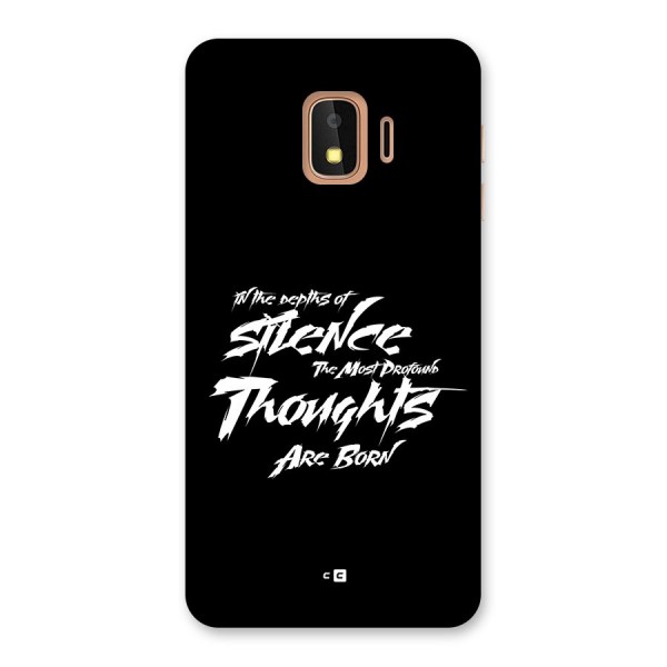 Silent Thoughts Back Case for Galaxy J2 Core