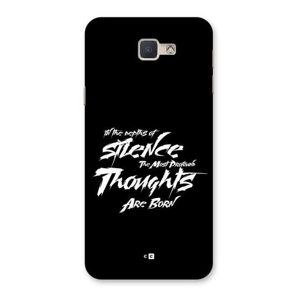 Silent Thoughts Back Case for Galaxy J5 Prime