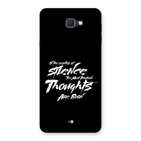 Silent Thoughts Back Case for Galaxy On7 2016
