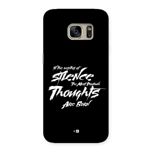 Silent Thoughts Back Case for Galaxy S7
